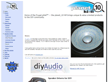 Tablet Screenshot of planet10-hifi.com